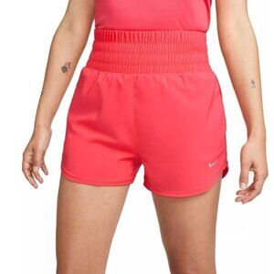 NIKE Dri-FIT Ultra High-Waisted Brief-Lined‎ Shorts WOMEN'S XS Pink NWT